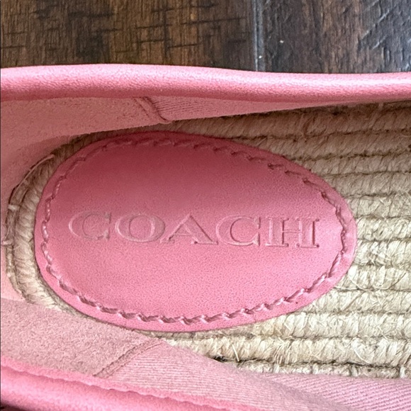 COACH Pink Carson Espadrilles - Picture 7 of 7